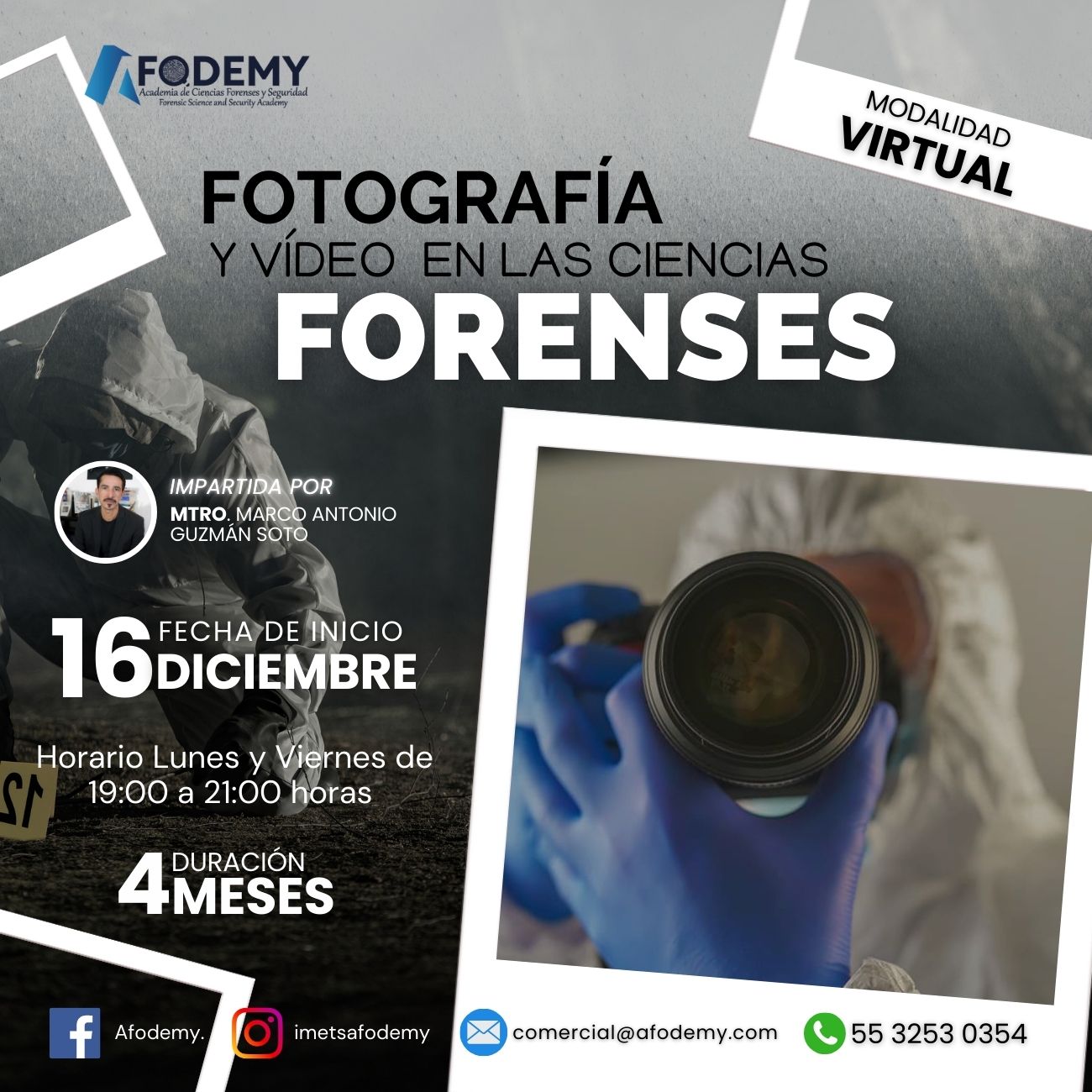 Fotografía y video en las ciencias forenses